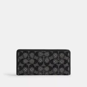 Essential Slim-portemonnee in Crystal Signature-jacquard