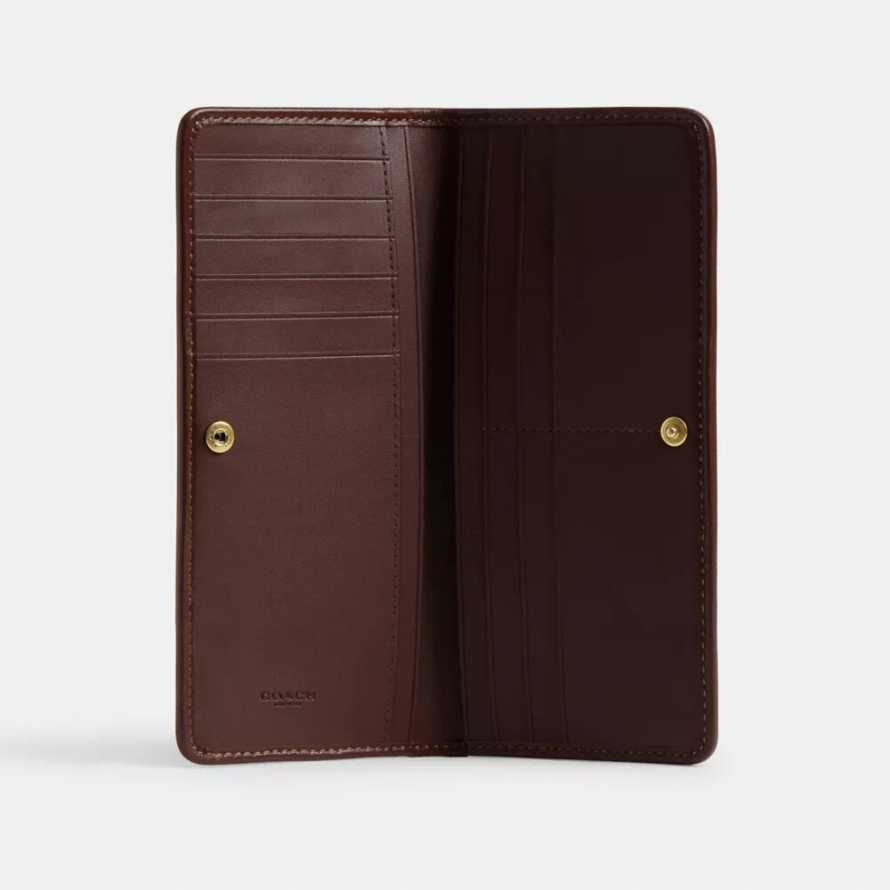 Essential Slim-portemonnee in kenmerkend jacquard
