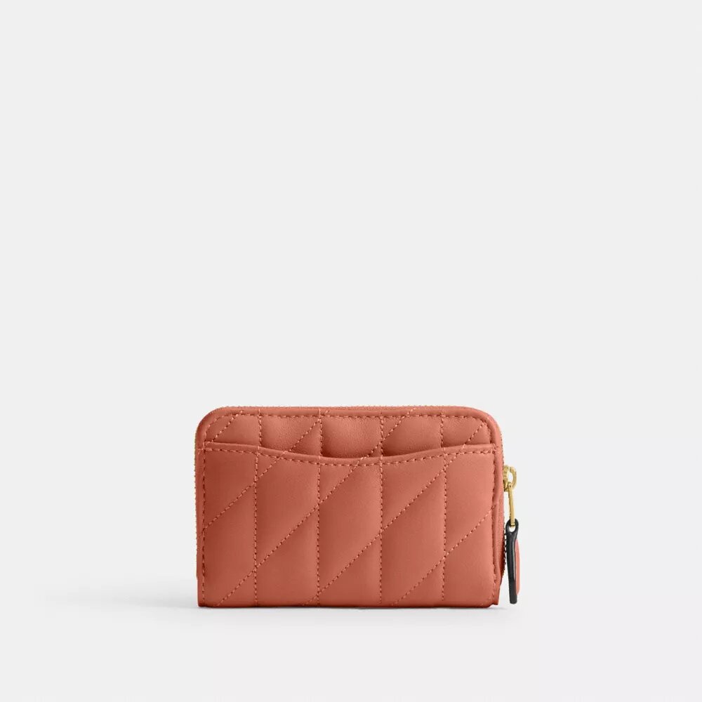 Essentiële kleine kaarthoes met rits rondom en kussenquiltpatroon