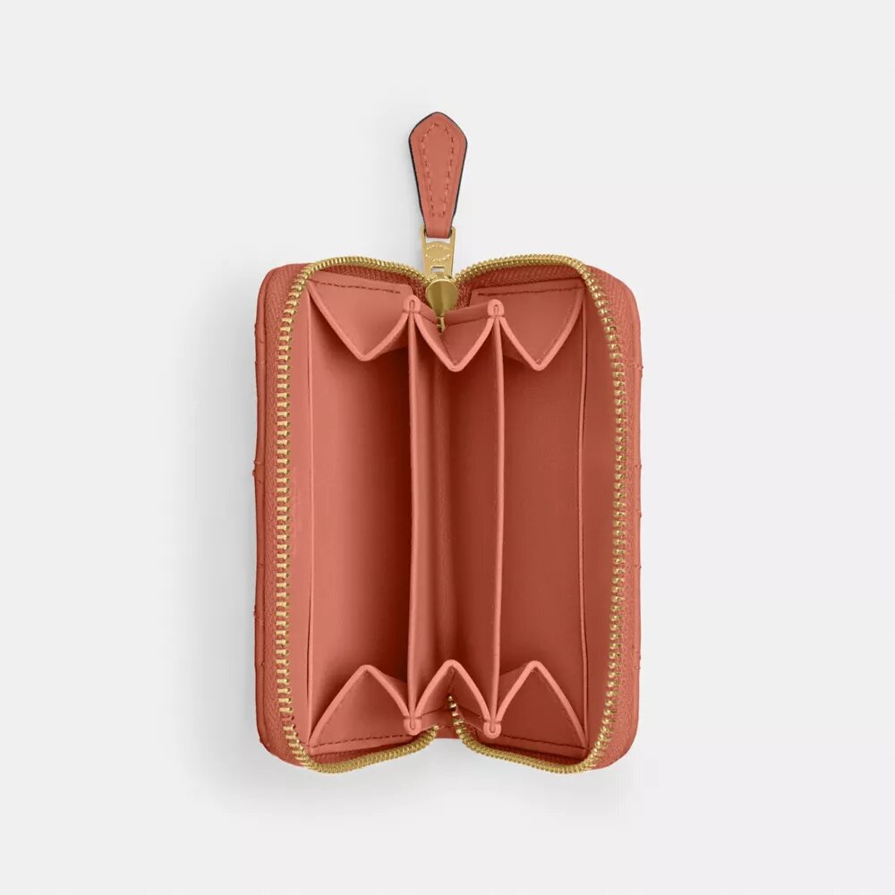 Essentiële kleine kaarthoes met rits rondom en kussenquiltpatroon