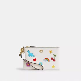 Essentiële kleine polbandtas met stickerprint