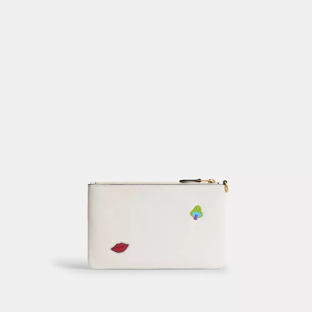 Essentiële kleine polbandtas met stickerprint