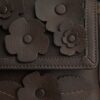 Etta kleine schoudertas met klep en bloemenapplicatie