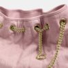 Evelyn-schoudertas in ‘Loved Denim’ met doorgestikt patroon en bedels