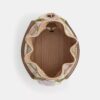 Evelyn-schoudertas met gestreept patchwork