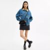 Faye-schoudertas in kenmerkend denim