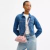 Faye-schoudertas in kenmerkend denim