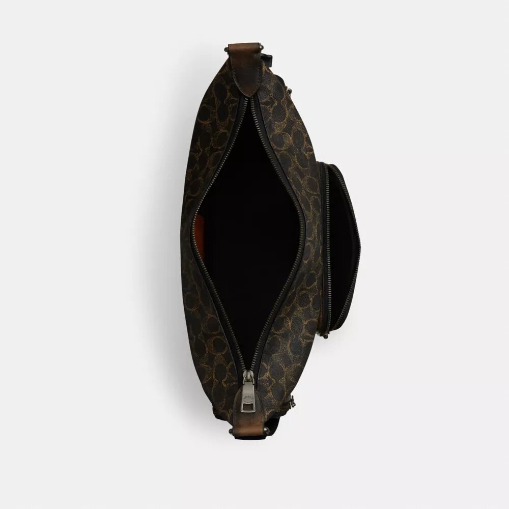 Finn-crossbodytas met vakken van het geliefde Signature Canvas