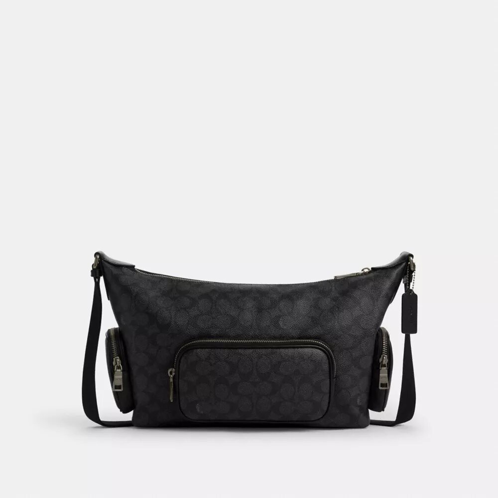 Finn-crossbodytas met vakken van Signature Canvas