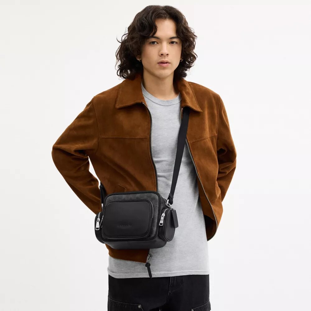 Fletcher-crossbodytas van Signature Canvas