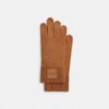 Gebreide Tech-handschoenen met rubberen patch