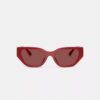 Geometrische cat-eye-zonnebril