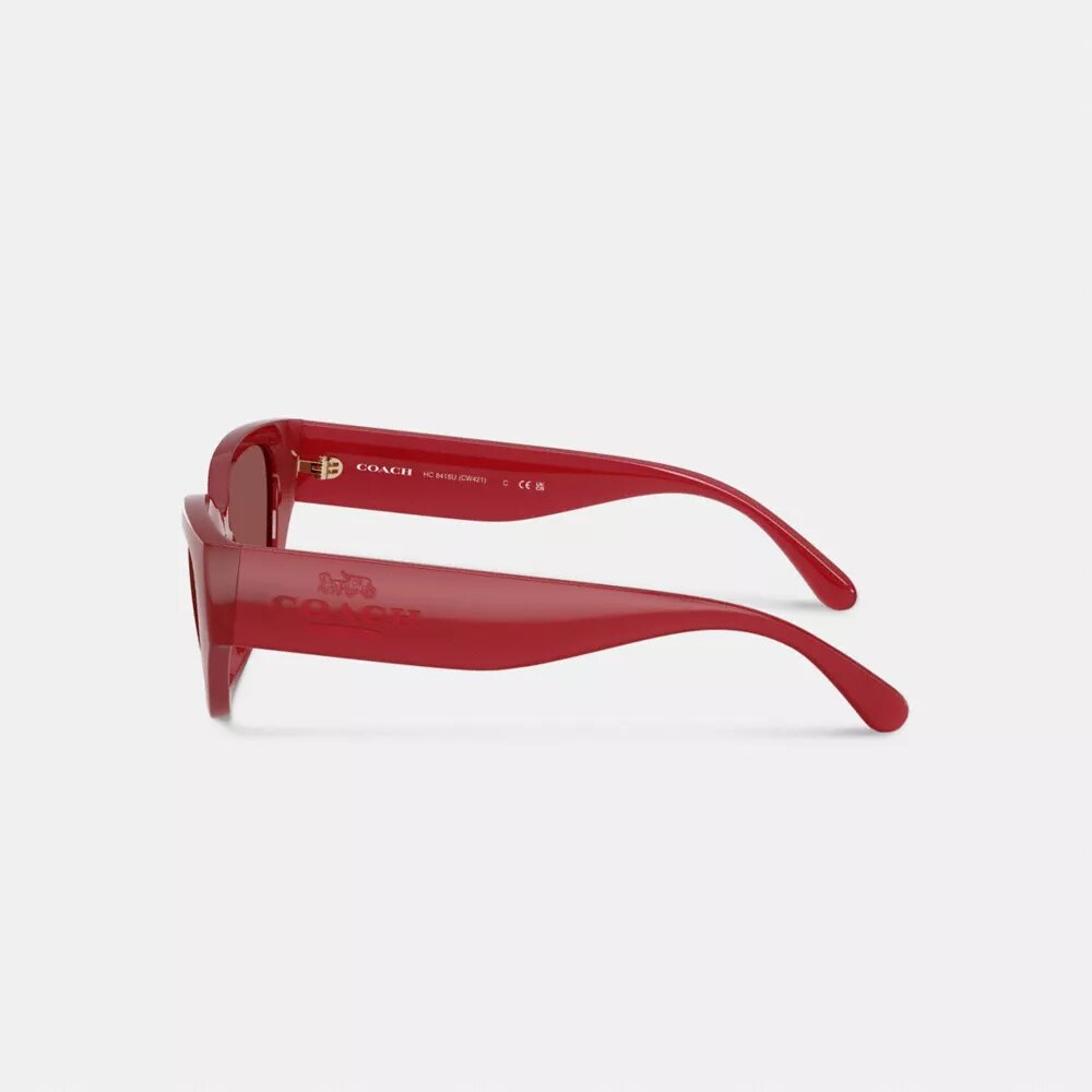 Geometrische cat-eye-zonnebril