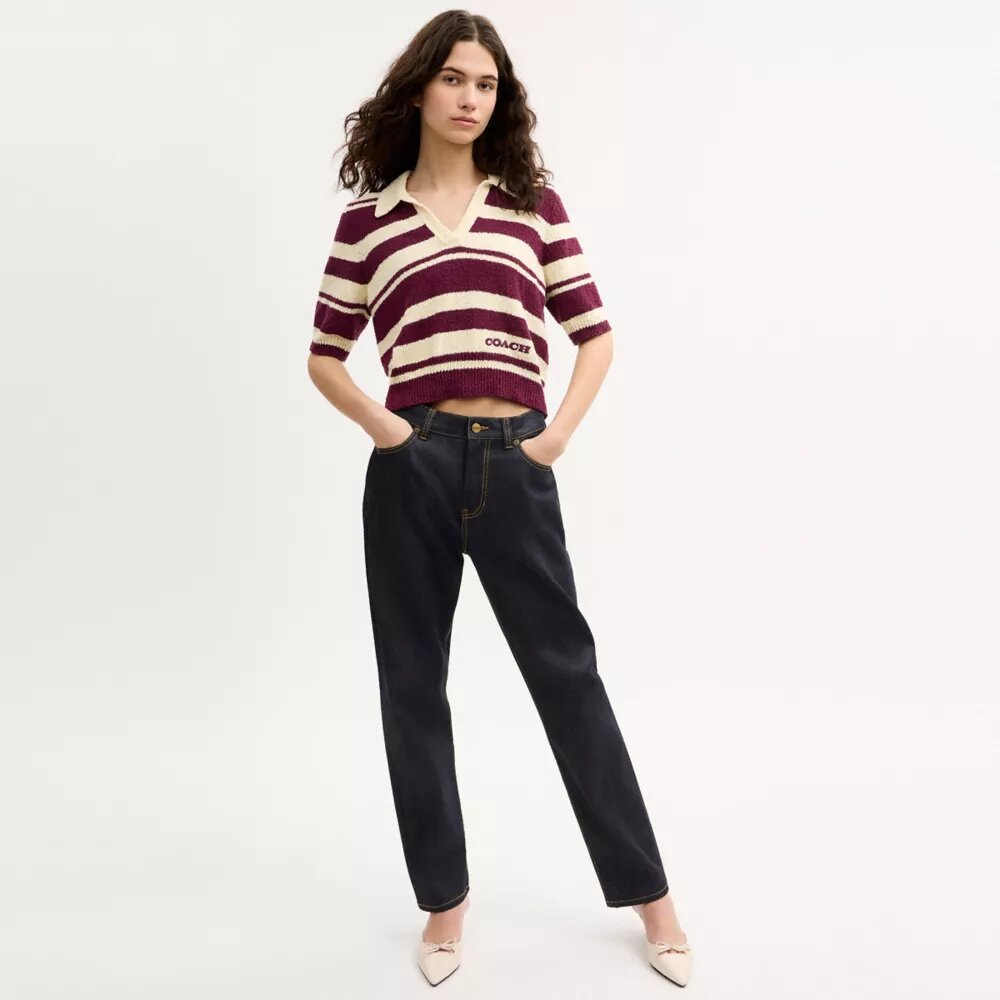 Gestreptes Poloshirt