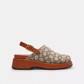 Gevormde C-plateauklompjes van kenmerkend textieljacquard