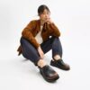 Gevormde C-plateauklompjes van ‘Loved Leather’