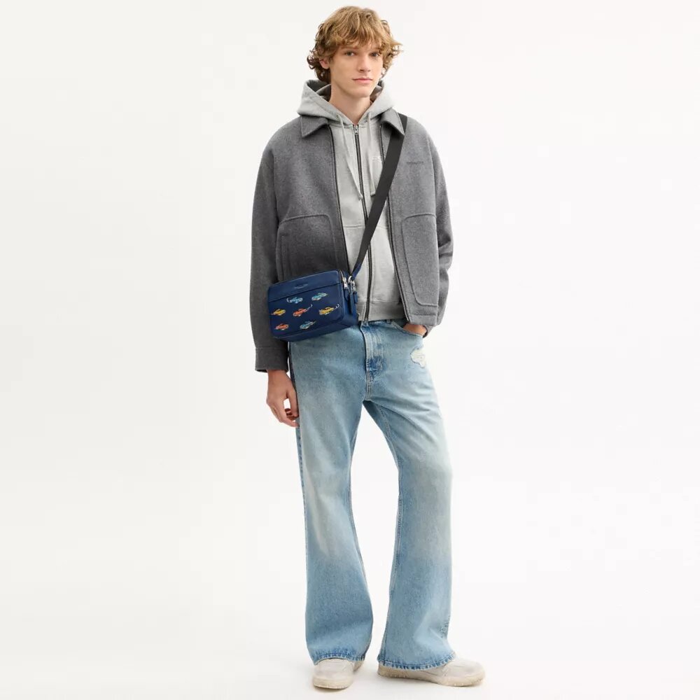 Graham-crossbodytas met autoprint