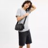 Graham-crossbodytas van Signature Canvas met strepen