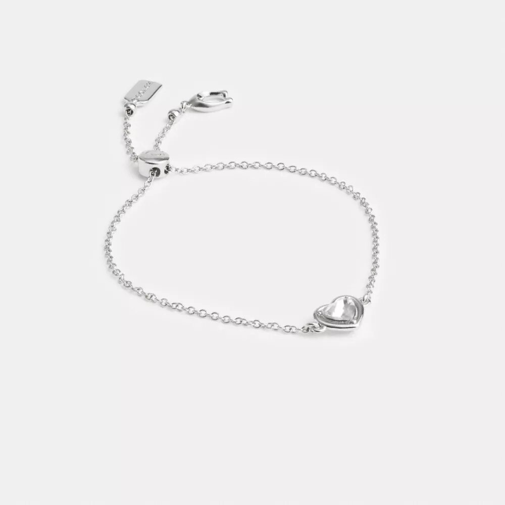 Halo Heart-armband met schuifsluiting