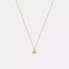 Halo ronde hanger ketting