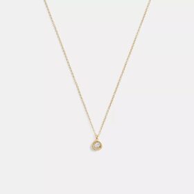 Halo ronde hanger ketting