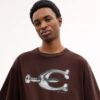 Hardware Relaxed T-shirt van biologisch katoen