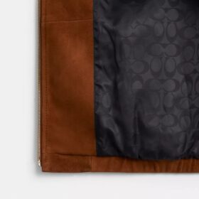 Heritage C oversized suède bomberjack