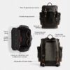 Hitch-rugzak van 'Loved Leather'