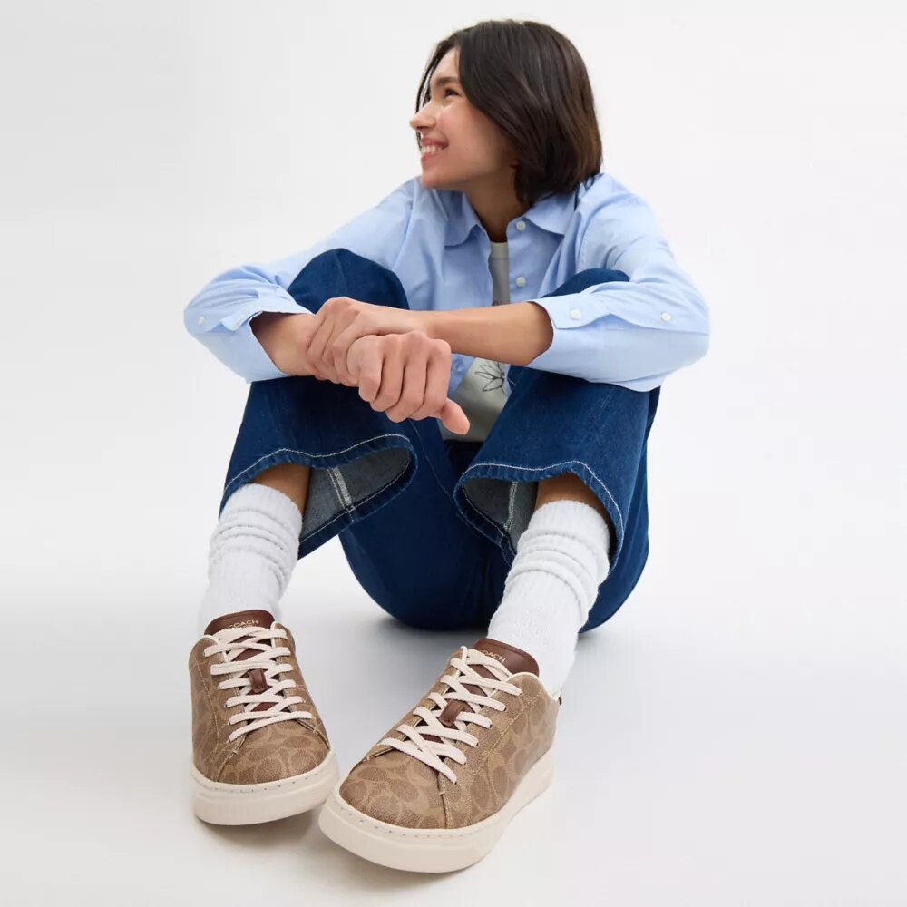 Hoge sneakers van Signature Canvas