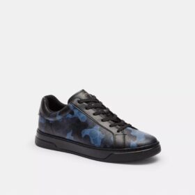 Hoge sneakers van Signature Canvas met camouflageprint