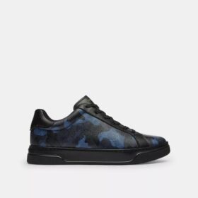 Hoge sneakers van Signature Canvas met camouflageprint