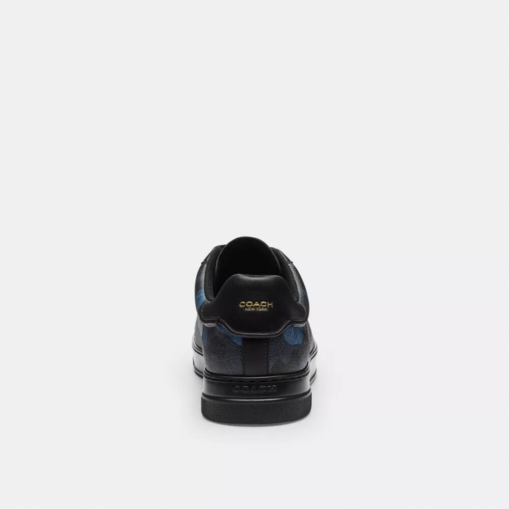 Hoge sneakers van Signature Canvas met camouflageprint