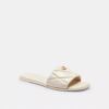 Holly-sandalen met doorgestikt patroon
