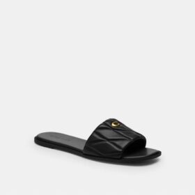 Holly-sandalen met doorgestikt patroon