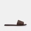 Holly-sandalen met doorgestikt patroon