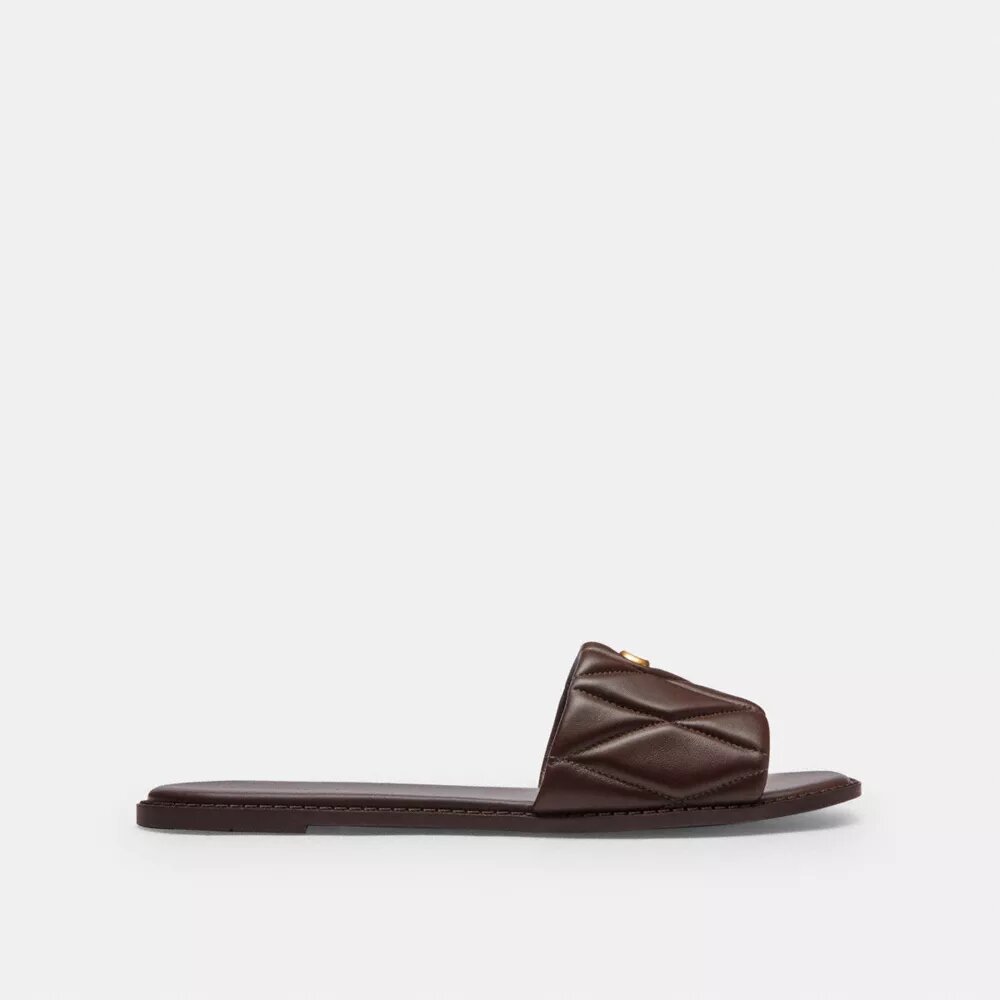 Holly-sandalen met doorgestikt patroon
