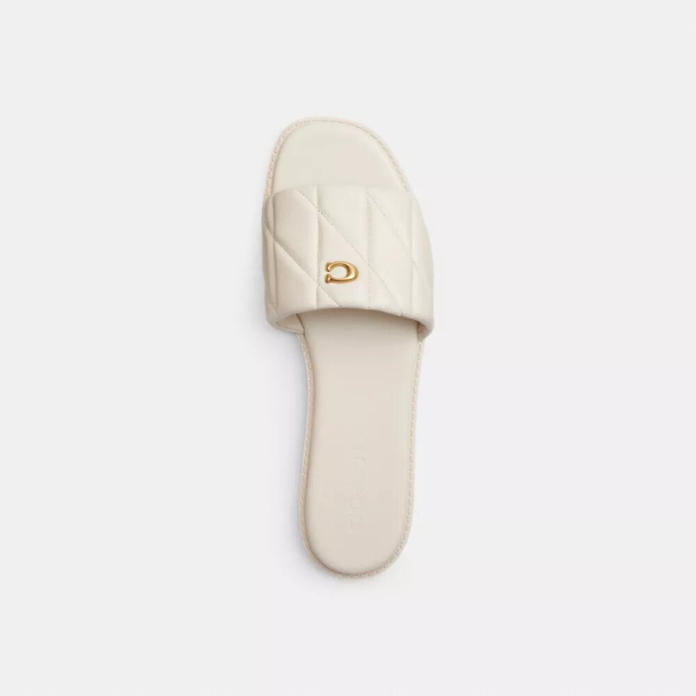 Holly-sandalen met doorgestikt patroon