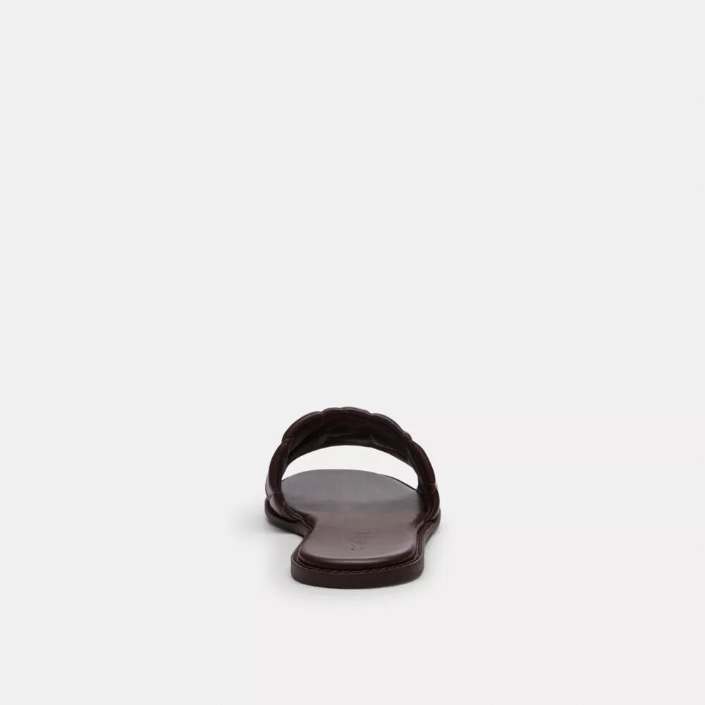 Holly-sandalen met doorgestikt patroon