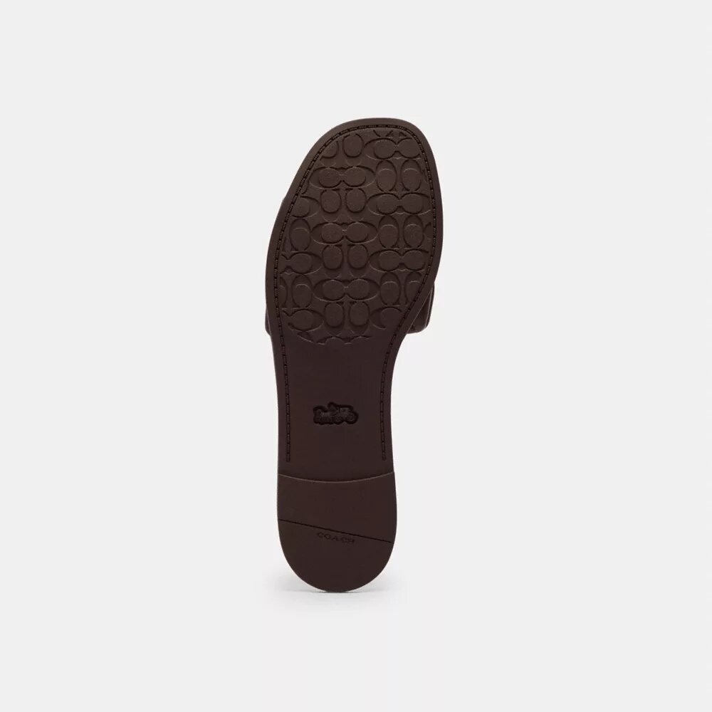 Holly-sandalen met doorgestikt patroon