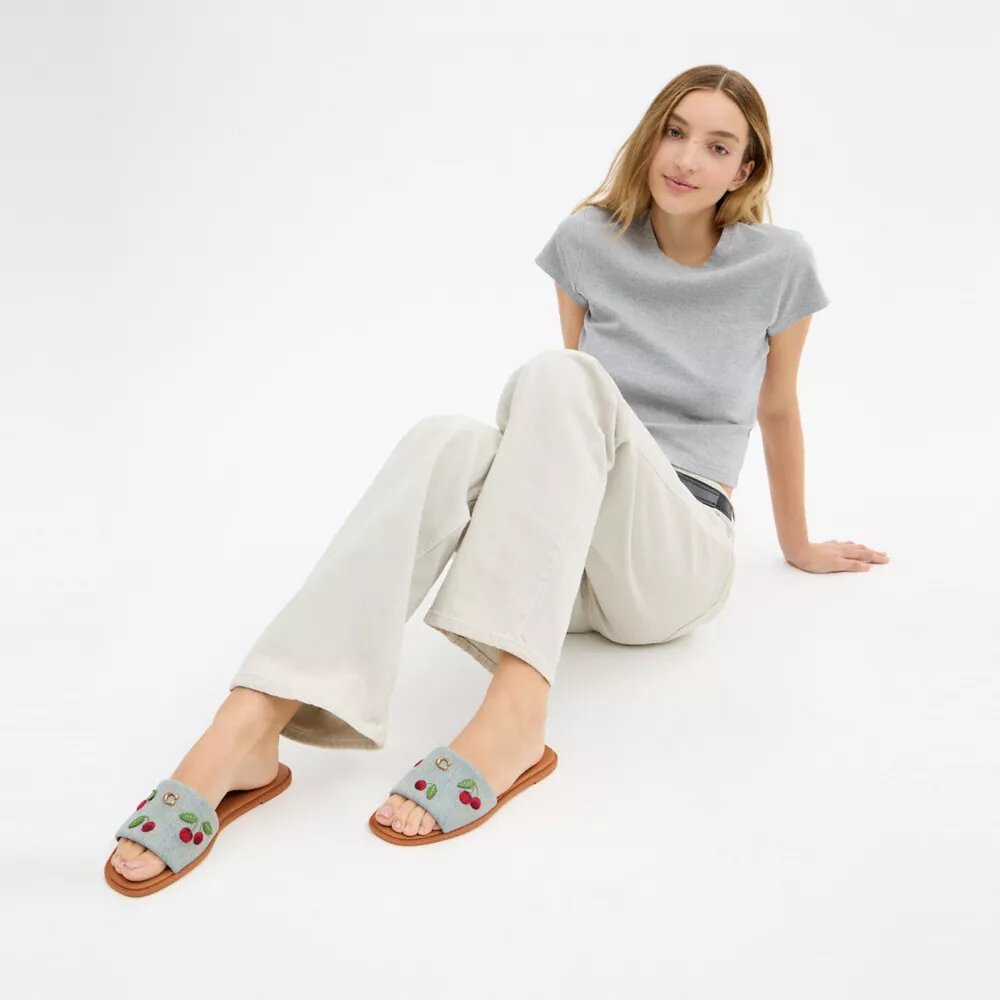 Holly-sandalen met kersen