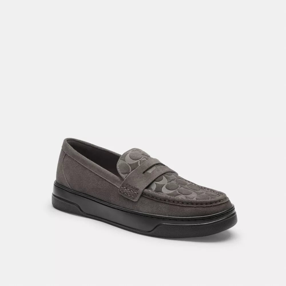 Hybride loafers met kenmerkende print