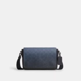 Jack kleine crossbodytas met klep van Ombre Signature Canvas