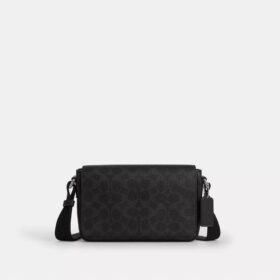Jack kleine crossbodytas met klep van Signature Canvas