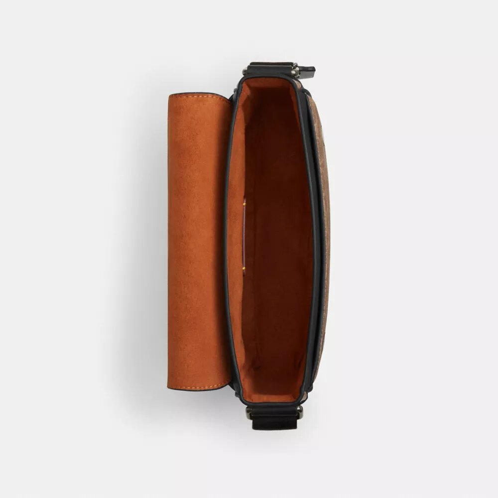 Jack kleine crossbodytas met klep van Signature Canvas