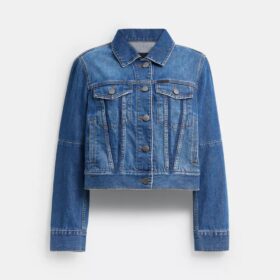 Jassen van gekrompen denim
