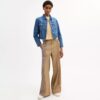 Jassen van gekrompen denim