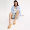 Jelly-teenslippers in kenmerkend ontwerp
