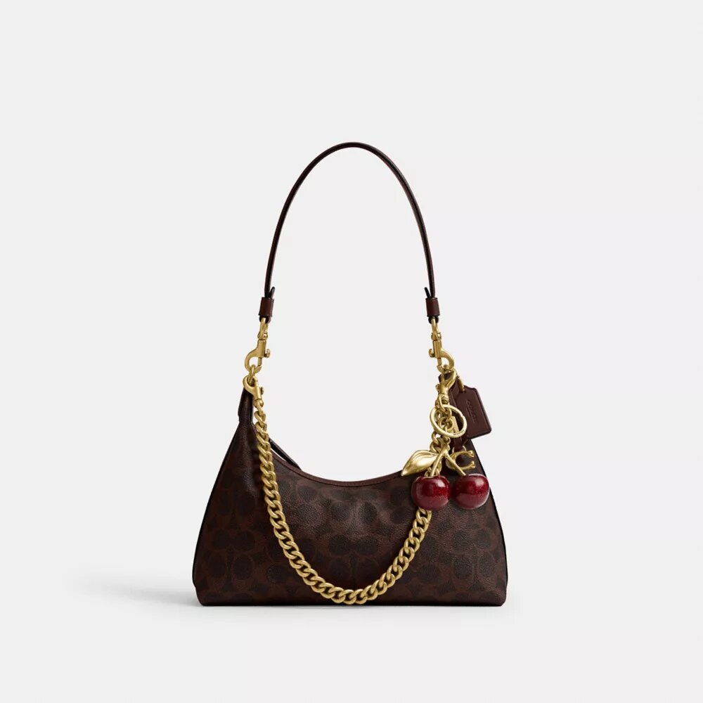Juliet-schoudertas 25 in Signature Canvas