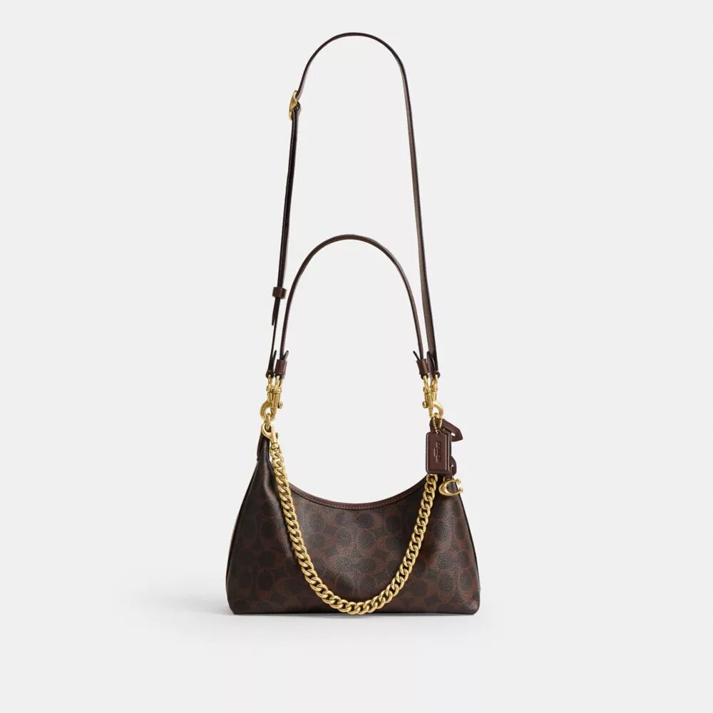 Juliet-schoudertas 25 in Signature Canvas