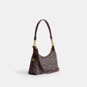 Juliet-schoudertas 25 in Signature Jacquard